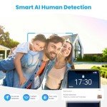 BoomChill 1080p Wireless AI Video Doorbell Camera