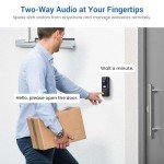 ClipBlur 1080p Wireless Video Doorbell with AI Alerts