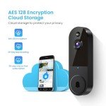 BoomChill 1080p Wireless AI Video Doorbell Camera