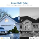 SUNNYJANE Wi-Fi 1080p AI Video Doorbell Camera