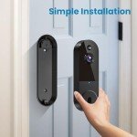 BoomChill 1080p Wireless AI Video Doorbell Camera