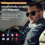 Real-Time AI Translator Smart Glasses for Travel