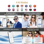 Real-Time AI Translator Smart Glasses for Travel