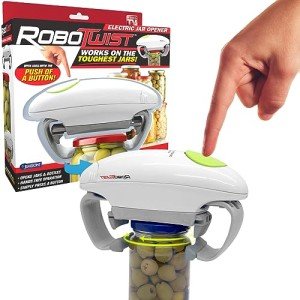 Robotwist Deluxe Electric Jar Opener for All Sizes