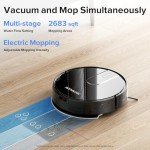 Smart Robot Vacuum and Mop Combo with 4000Pa Suction