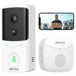 INFIYA 2K Wireless Video Doorbell Camera with Chime