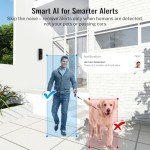 BoomChill Battery-Powered AI Video Doorbell Camera