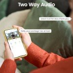 INFIYA 2K Wireless Video Doorbell Camera with Chime