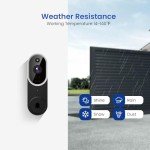 SunnyJane 1080P Wireless Smart Video Doorbell