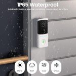 INFIYA 2K Wireless Video Doorbell Camera with Chime