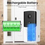 INFIYA 2K Wireless Video Doorbell Camera with Chime