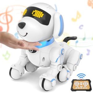 Interactive Robot Dog Toy for Kids 8-12