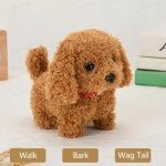 Realistic AI Robot Puppy with Barking & Walking