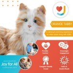 Lifelike Animatronic Cat for Seniors - Orange Tabby