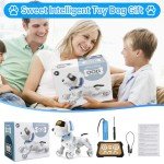 Interactive Robot Dog Toy for Kids 8-12