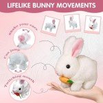 Interactive Realistic Bunny Toy with Movements