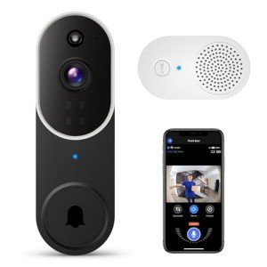 1080P Wireless Video Doorbell Camera with AI Detection