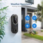 1080P Wireless Video Doorbell Camera with AI Detection