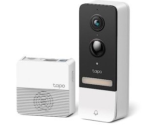 Tapo Smart Video Doorbell Camera - 2K, AI Detection