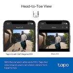 Tapo Smart Video Doorbell Camera - 2K, AI Detection