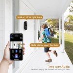Lunelyx 1080P AI Video Doorbell Camera
