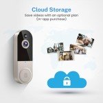 HopeFlex 1080P Smart Wireless Video Doorbell Camera