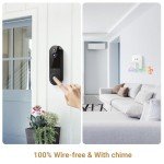 Lunelyx 1080P AI Video Doorbell Camera