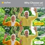 Anyfree 2025 Hello Wireless Doorbell Camera with Solar