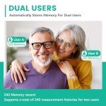 Oklar Upper Arm Blood Pressure Monitor with Memory