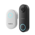 REOLINK Video Doorbell WiFi Camera - Wired 2K Outdoor, 5G&2.4G WiFi, 4:3 Wide View Angle, Smart Detection, Local Storage, No Subscription Front Door Home Security, Customized Chime V2