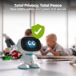 Misa 2: AI-Powered Smart Robot for Kids | STEM Learning & Educational Robot | Interactive, Voice-Activated Robot with Learning Apps & Fun Games for Boys & Girls Aged 5-12 | Sky Blue