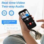 SonoxJunan HD Video Doorbell Wireless, 2.4Ghz WiFi Doorbell Camera Indoor Chime,Two-Way Audio, IP66 Weather Resistance, IR Night Vision, AI Human Detection (1080P)