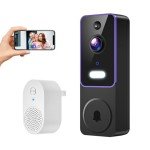 BoldHero Video Doorbell Camera 1080p Wireless Wi-Fi Camera with AI Motion Detection, Cloud Storage, Two Way Talk, Night Vison,2.4G Wi-Fi