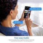 GlowPop 1080p Wireless Video Doorbell Camera, Night Vision, Smart AI Human Detection, Two-Way Talk, Battery Powered, 2.4GHz Wi-Fi, Cloud Storage