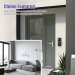 BoldHero Video Doorbell Camera 1080p Wireless Wi-Fi Camera with AI Motion Detection, Cloud Storage, Two Way Talk, Night Vison,2.4G Wi-Fi