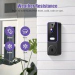 BoldHero Video Doorbell Camera 1080p Wireless Wi-Fi Camera with AI Motion Detection, Cloud Storage, Two Way Talk, Night Vison,2.4G Wi-Fi