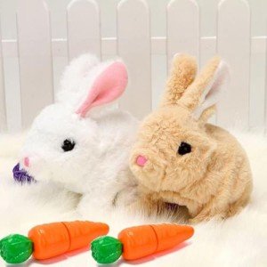 mugroxa Bunny - My Realistic Bunny Toy, Interactive Bunny Realistic Bunny - Jumping, Twitching, and Shaking Ears, Bunny Realistic Bunny Toy, Bunny Realistic Bunny, Realistic Bunny Toys
