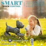 VATOS Robot Dog Toy for Kids, Voice & 2.4GHz Remote Control Robot Pet with Interactive Touch Sensors, Over 20+ Responses, Program Mode, Robotic Puppy Toy for Kids Boys & Girls