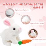 mugroxa Bunny - My Realistic Bunny Toy, Interactive Bunny Realistic Bunny - Jumping, Twitching, and Shaking Ears, Bunny Realistic Bunny Toy, Bunny Realistic Bunny, Realistic Bunny Toys