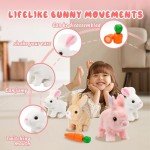 mugroxa Bunny - My Realistic Bunny Toy, Interactive Bunny Realistic Bunny - Jumping, Twitching, and Shaking Ears, Bunny Realistic Bunny Toy, Bunny Realistic Bunny, Realistic Bunny Toys