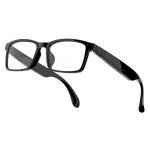 Bluetooth Audio Smart Blue Light Glasses for Men & Women, Blue Light Filtering & Open Ear Sound Smart Glasses with Mic & Speakers - Touch & Voice Assistant Compatible for Office,Music,Answering Calls