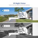 HubFlashy 1080P Wireless Doorbell Video Camera, AI Human Detection, Chime Ringer Included, 2.4G WiFi, Night Vision, Instant Alerts, 2-Way Audio, Cloud Storage, Indoor Outdoor Surveillance