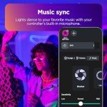 Roku Smart LED Light Strip+, 32.8ft - Color Options with Adjustable Brightness & Temperature - Peel & Stick WiFi Smart Strip Lights Works Voice, Alexa & Google Assistant - Smart Home Product