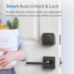 ULTRALOQ Bolt NFC Smart Lock, Built-in WiFi Keyless Entry Door Lock with Door Sensor, Smart WiFi Deadbolt, Smart Home Automation, 10 Months Battery, IP65 Waterproof