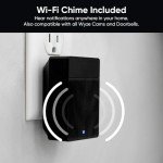 WYZE Wireless Duo Cam Video Doorbell (Chime Included), Battery Powered, 2K Full HD Video, 2 Cameras (People and Package), 2-Way Audio, Color Night Vision