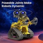 Sillbird Robot Building Kit with Remote Control STEM Gifts for Boys Age 8-13, Technic Coding Robotic Toys for Kids Birthday, Buildable 5in1 Models with 488 Pieces