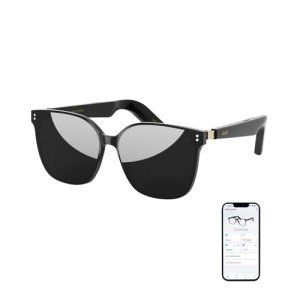 GetD Wireless Bluetooth Sunglasses for Men and Women,Smart Sunglasses Open Ear Voice Control and Calling with Speakers,Smart Audio Glasses with AI Assistant &Translation for Traveling Driving
