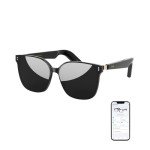 GetD Wireless Bluetooth Sunglasses for Men and Women,Smart Sunglasses Open Ear Voice Control and Calling with Speakers,Smart Audio Glasses with AI Assistant &Translation for Traveling Driving