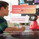 Miko 3: AI-Powered Smart Robot for Kids | STEAM Learning & Educational Robot | Interactive with Learning apps & Unlimited Games | Birthday Gift for Girls & Boys Aged 5-12| Red