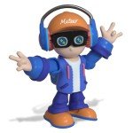 Meteer AI Voice Chat Robot Toys, Auto Music Recognition and Dance to The Beat, Bluetooth Stereo & App Control, Birthday Party Gifts for Kids Age 3+